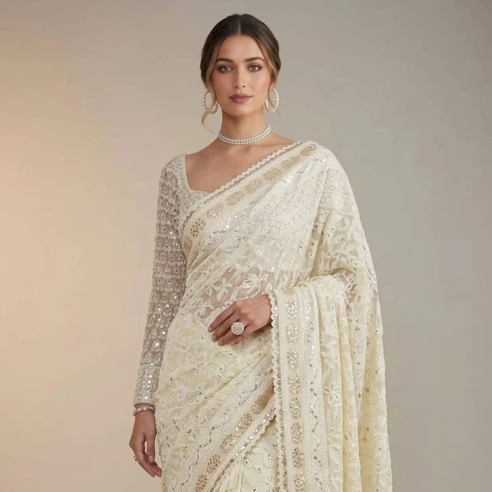 Lucknowi Sarees
