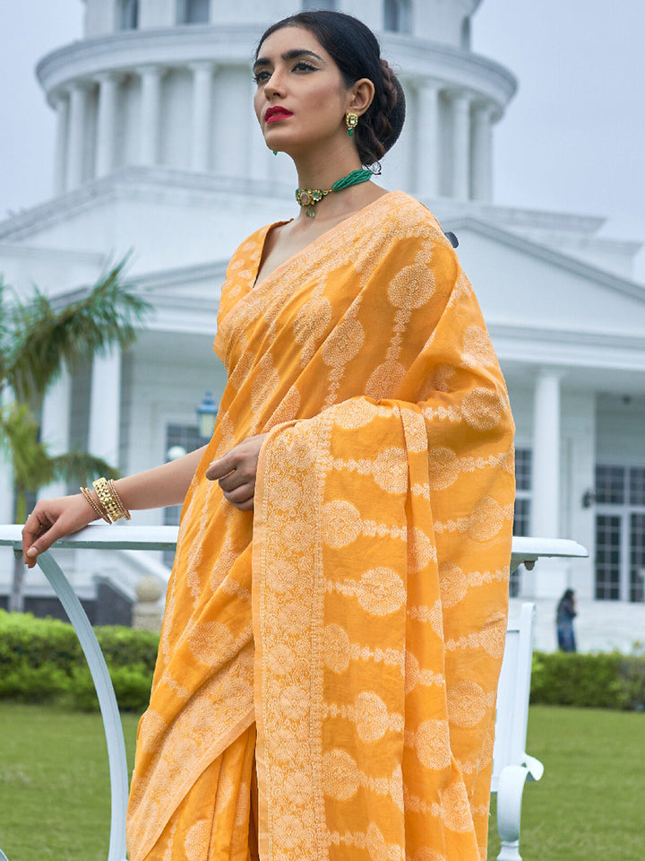 Lucknowi Saree