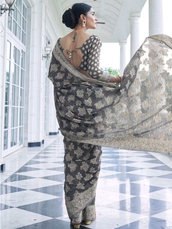 Lucknowi Saree