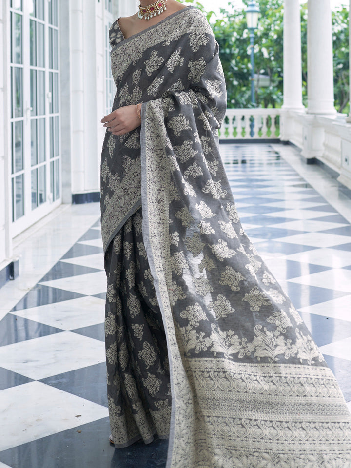 Lucknowi Saree