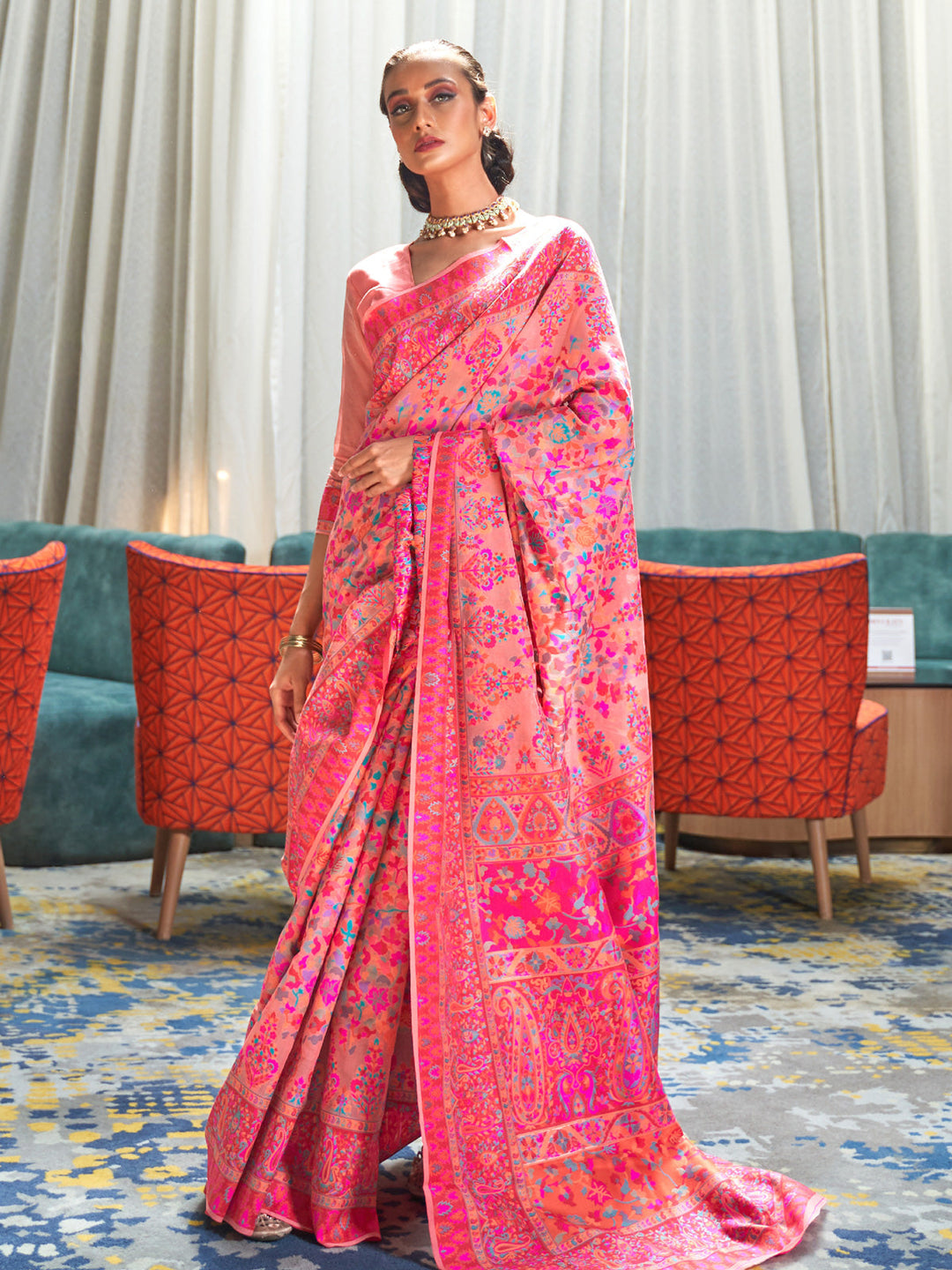 Kashmiri Silk Saree