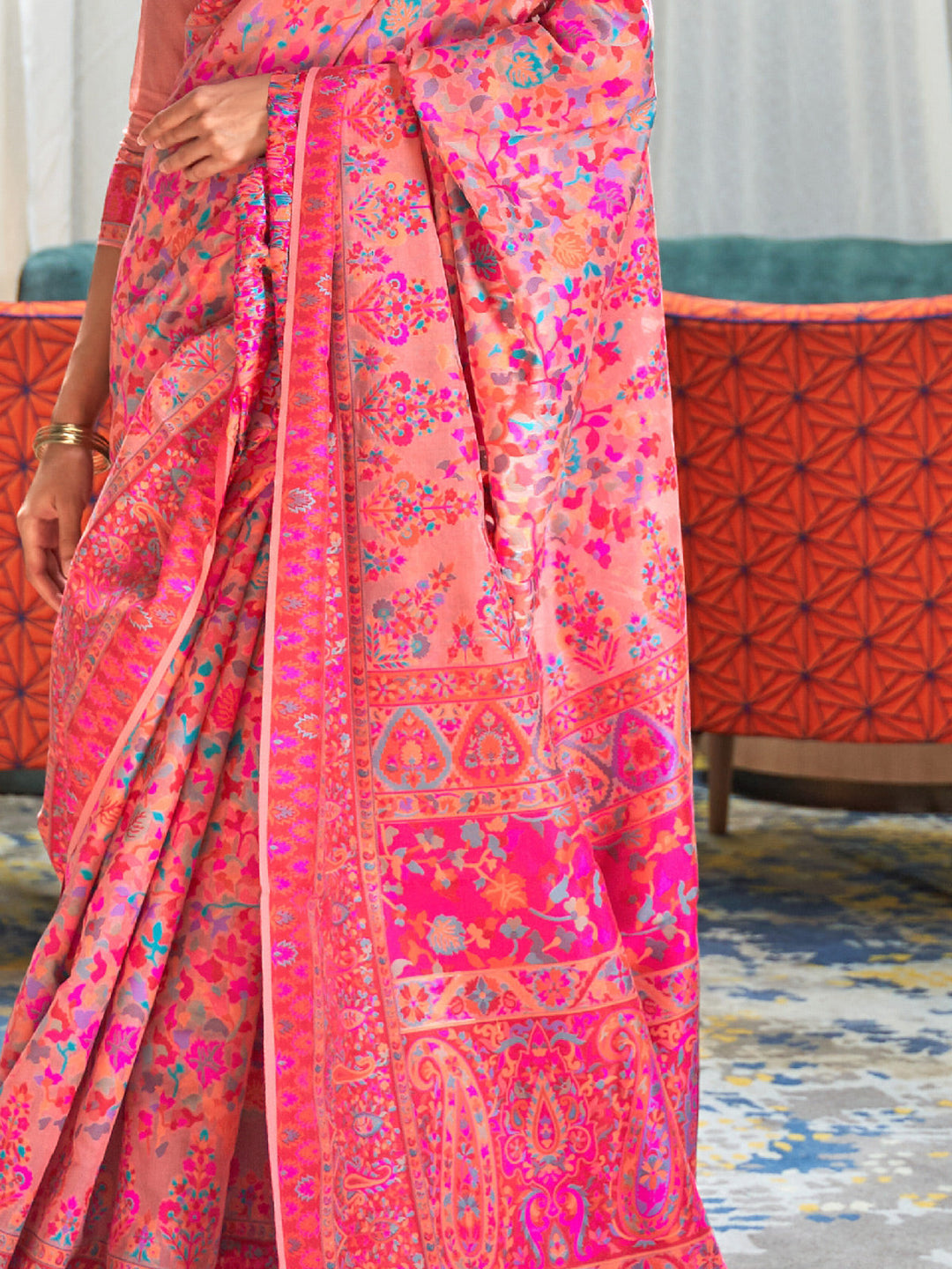 Kashmiri Silk Saree