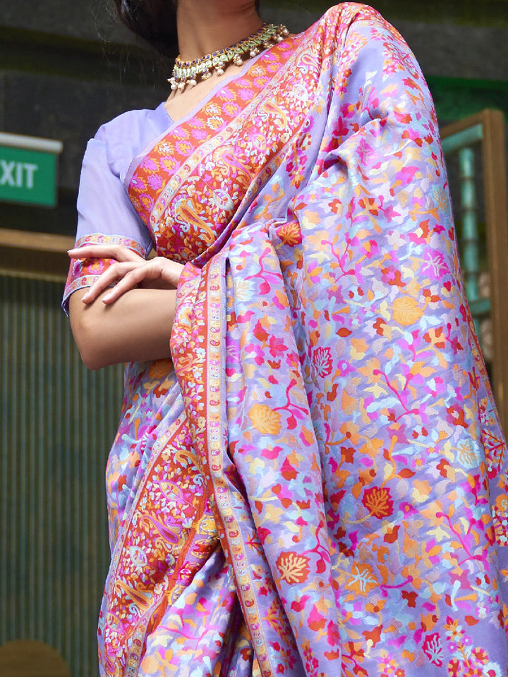 Kashmiri Silk Saree