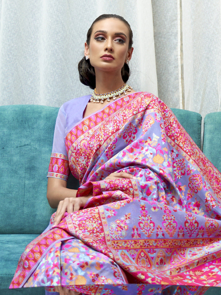 Kashmiri Silk Saree