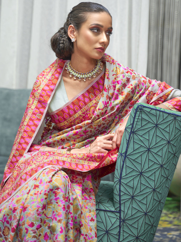 Kashmiri Silk Saree