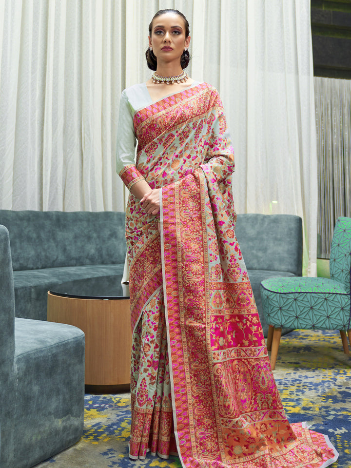 Kashmiri Silk Saree
