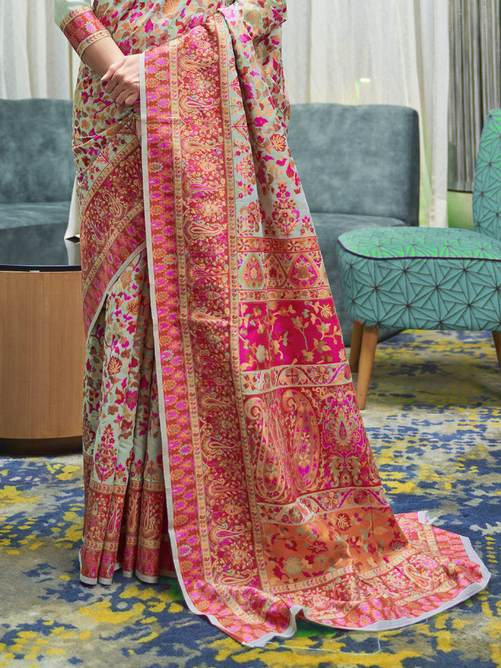 Kashmiri Silk Saree