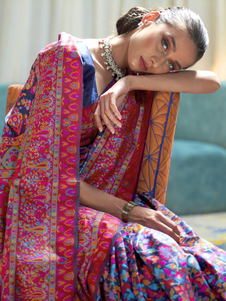 Kashmiri Silk Saree