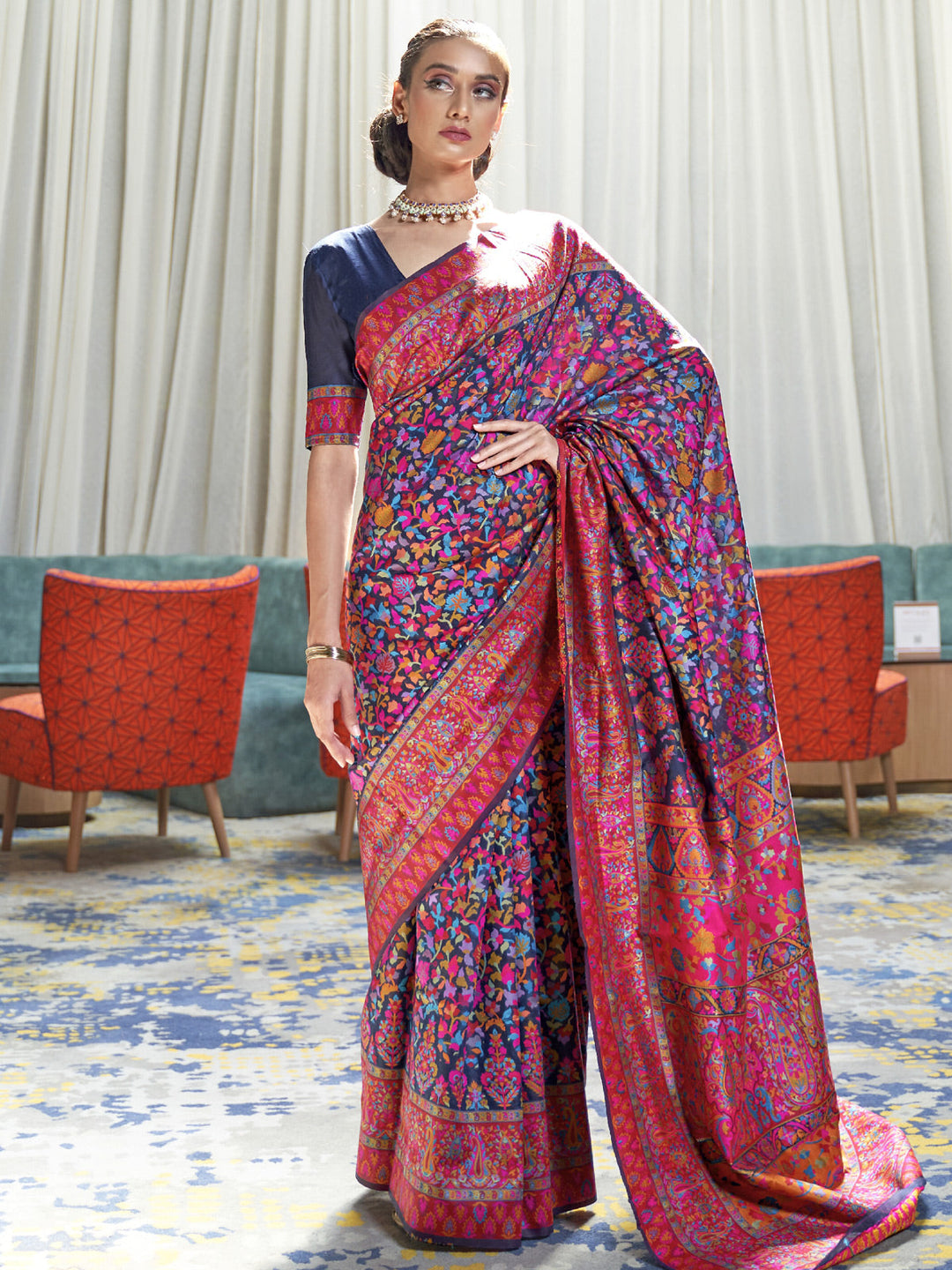 Kashmiri Silk Saree