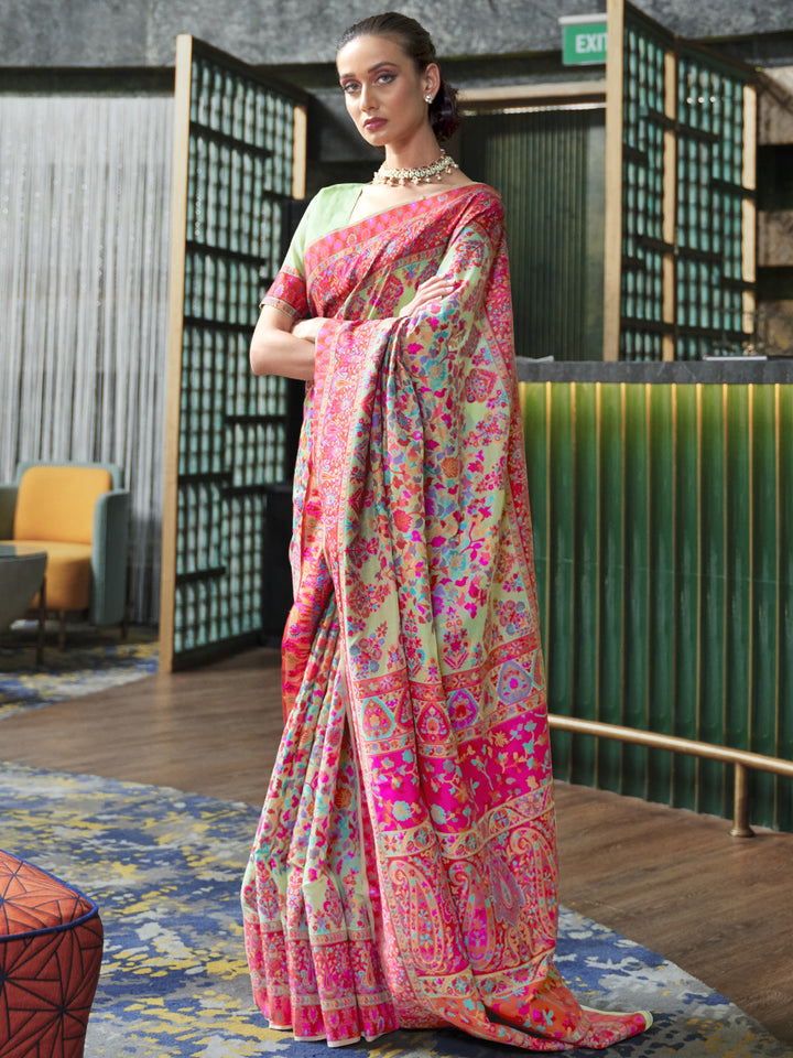 Kashmiri Silk Saree