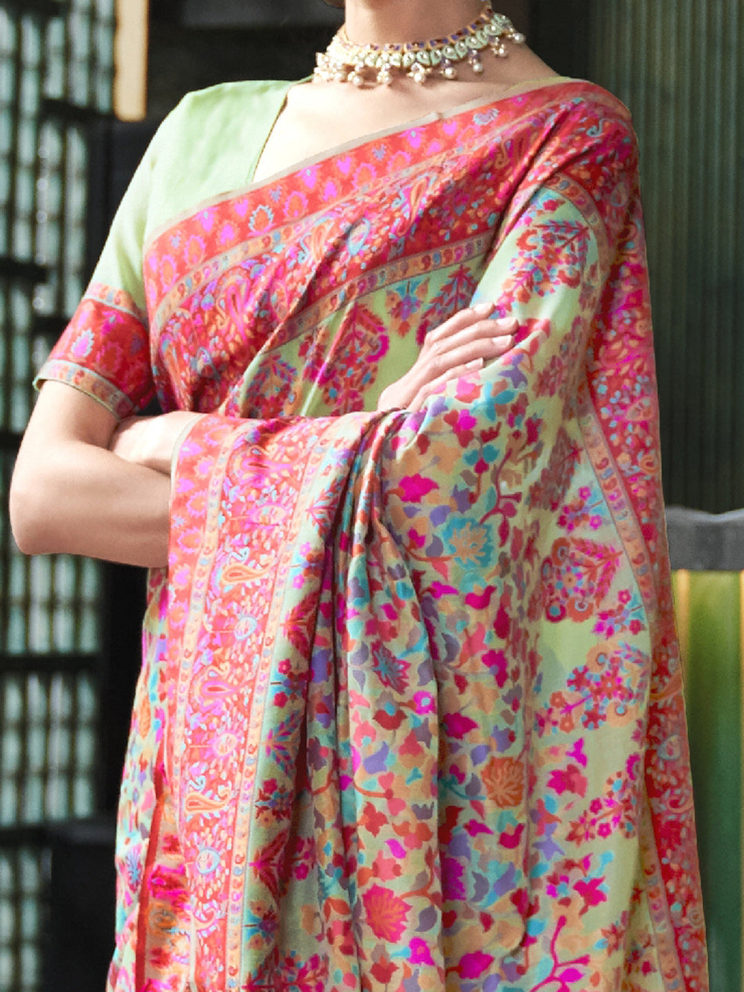 Kashmiri Silk Saree