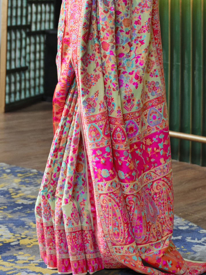 Kashmiri Silk Saree