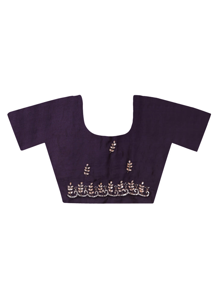 Dark Purple Satin Tissue