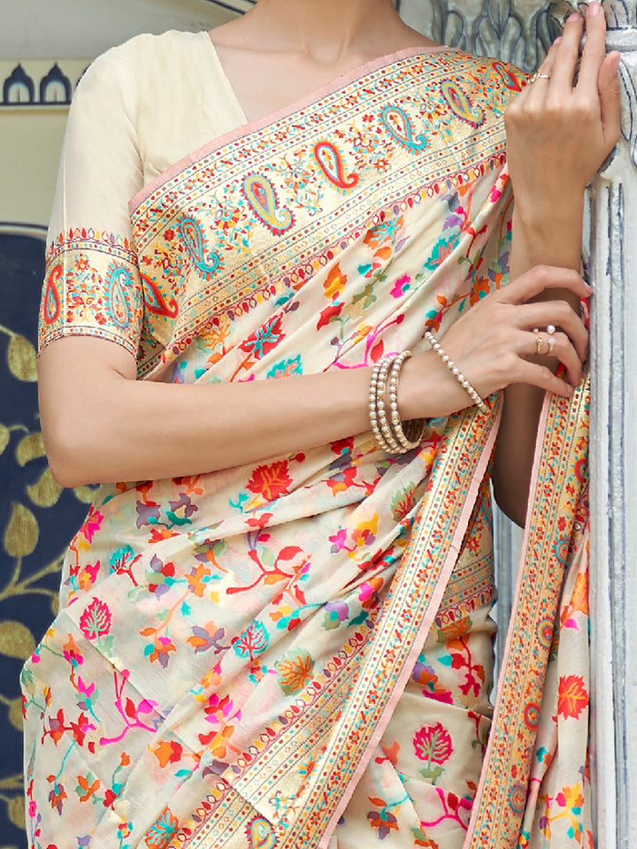 Kashmiri Silk Saree