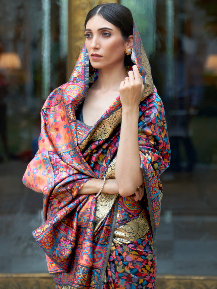 Kashmiri Silk Saree