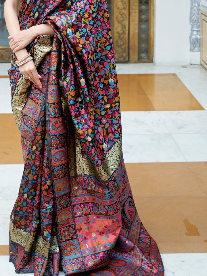 Kashmiri Silk Saree