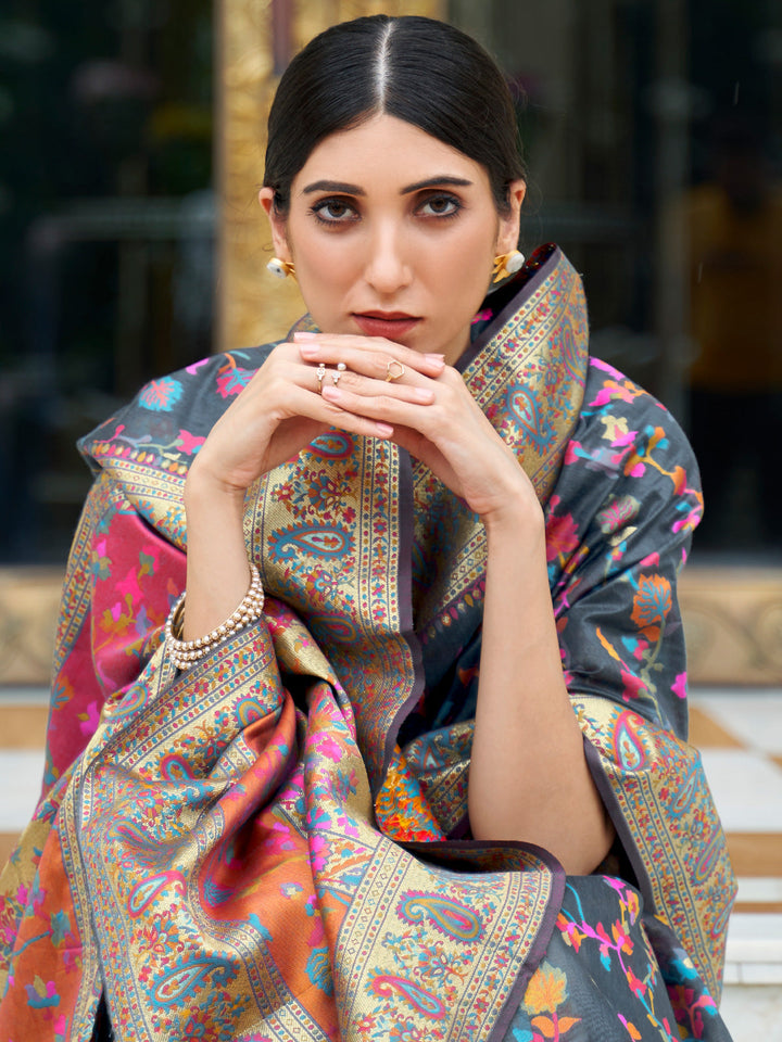 Kashmiri Silk Saree
