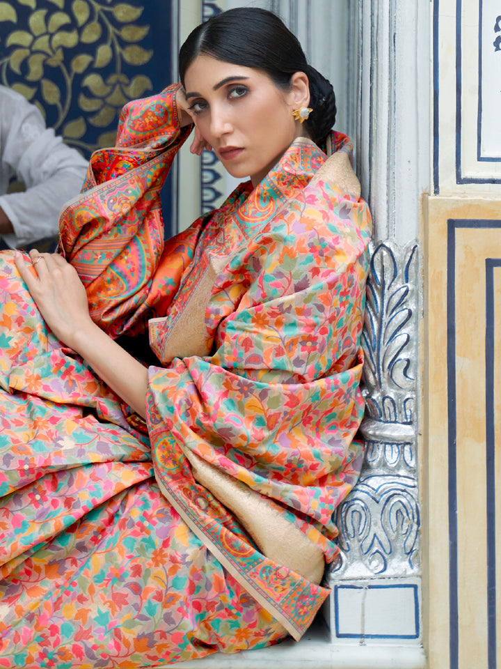 Kashmiri Silk Saree