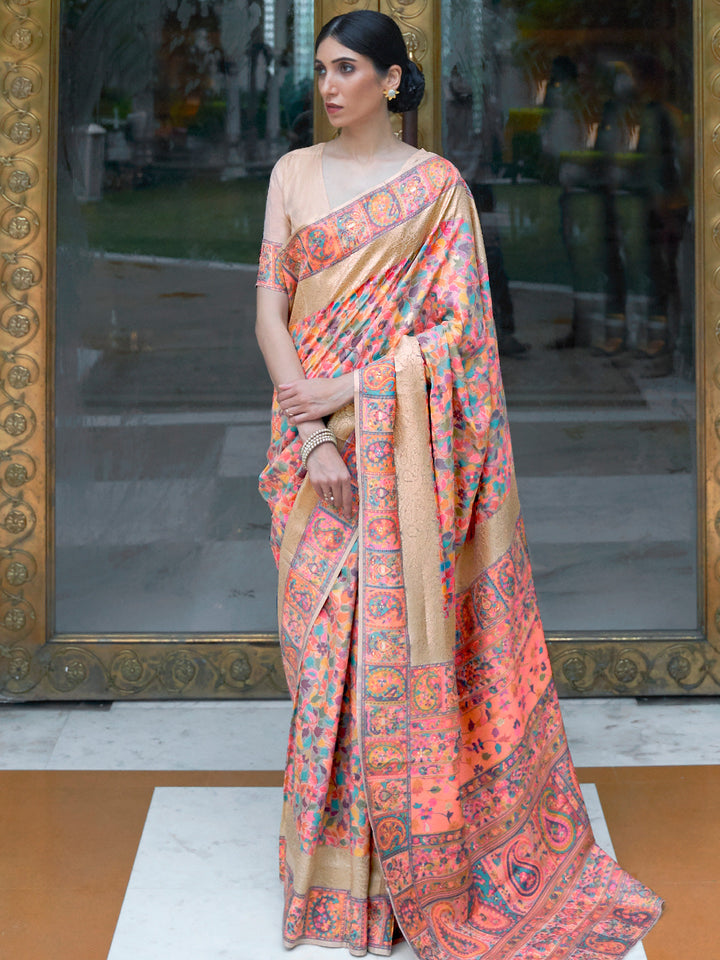 Kashmiri Silk Saree