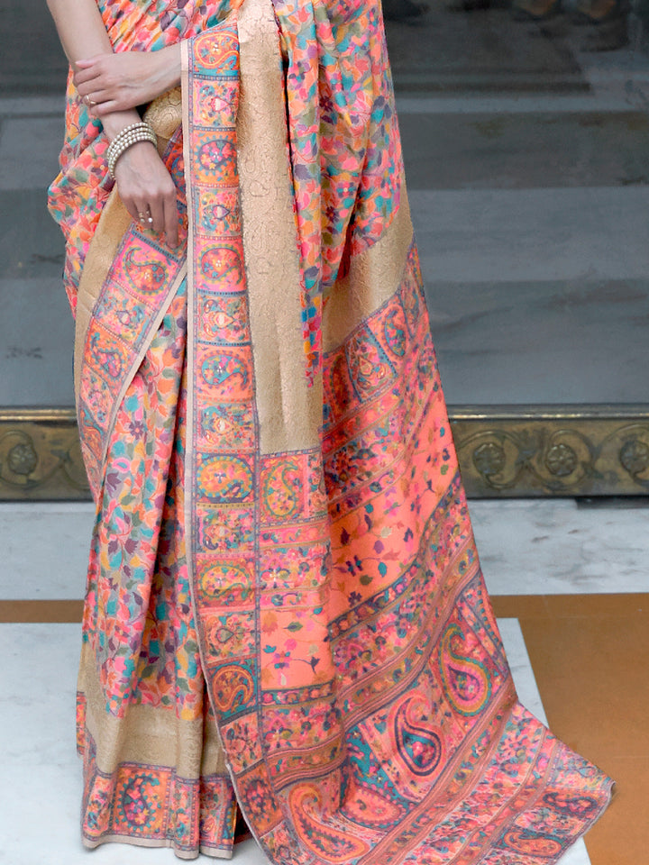 Kashmiri Silk Saree