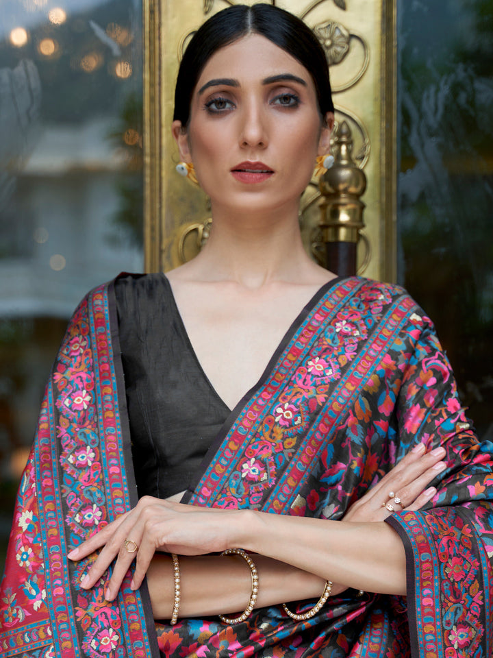 Kashmiri Silk Saree
