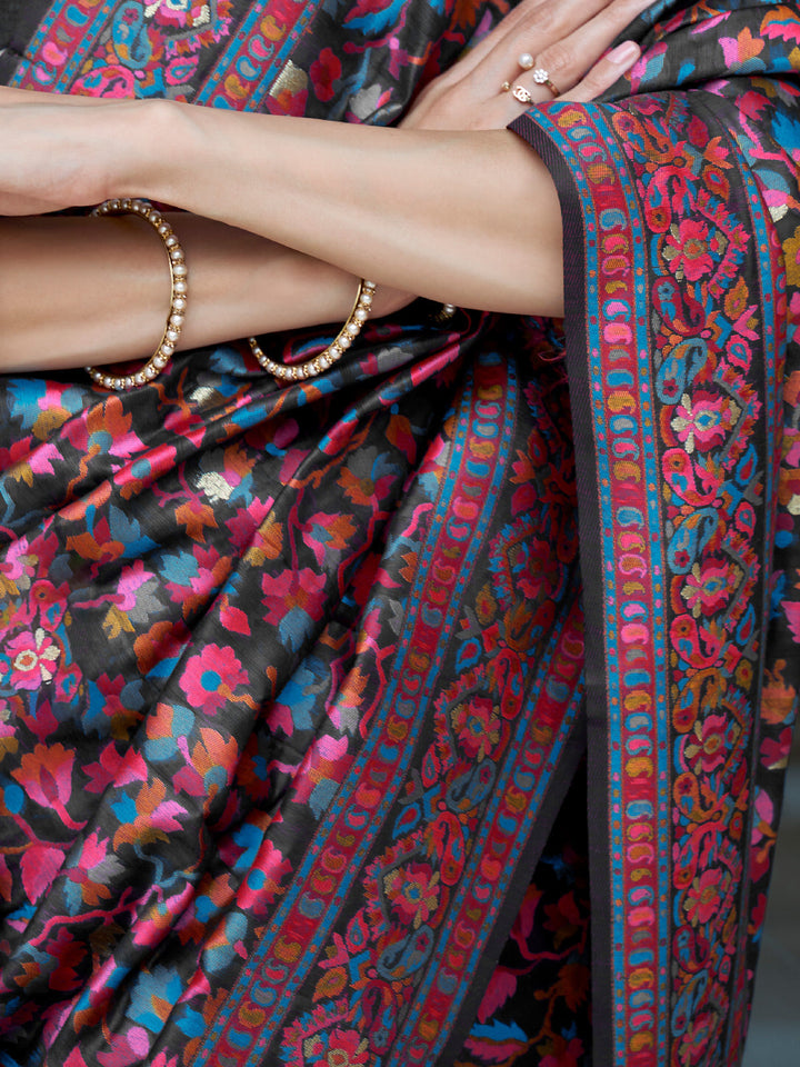 Kashmiri Silk Saree