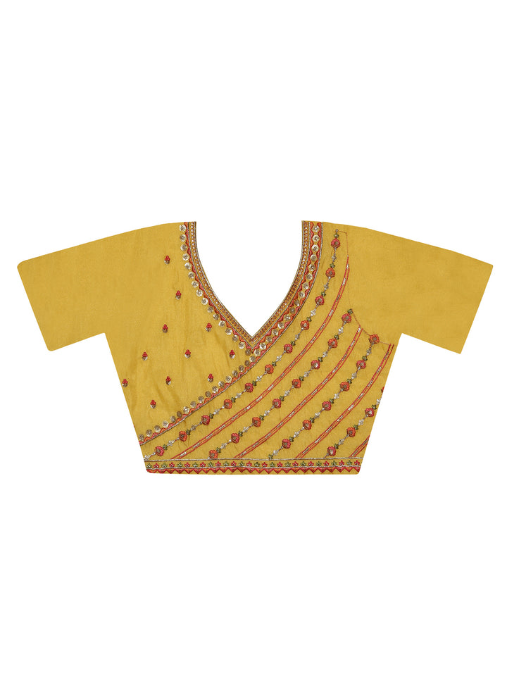Pink Paithani Tissue