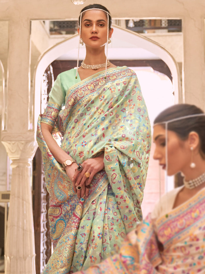 Kashmiri Silk Saree