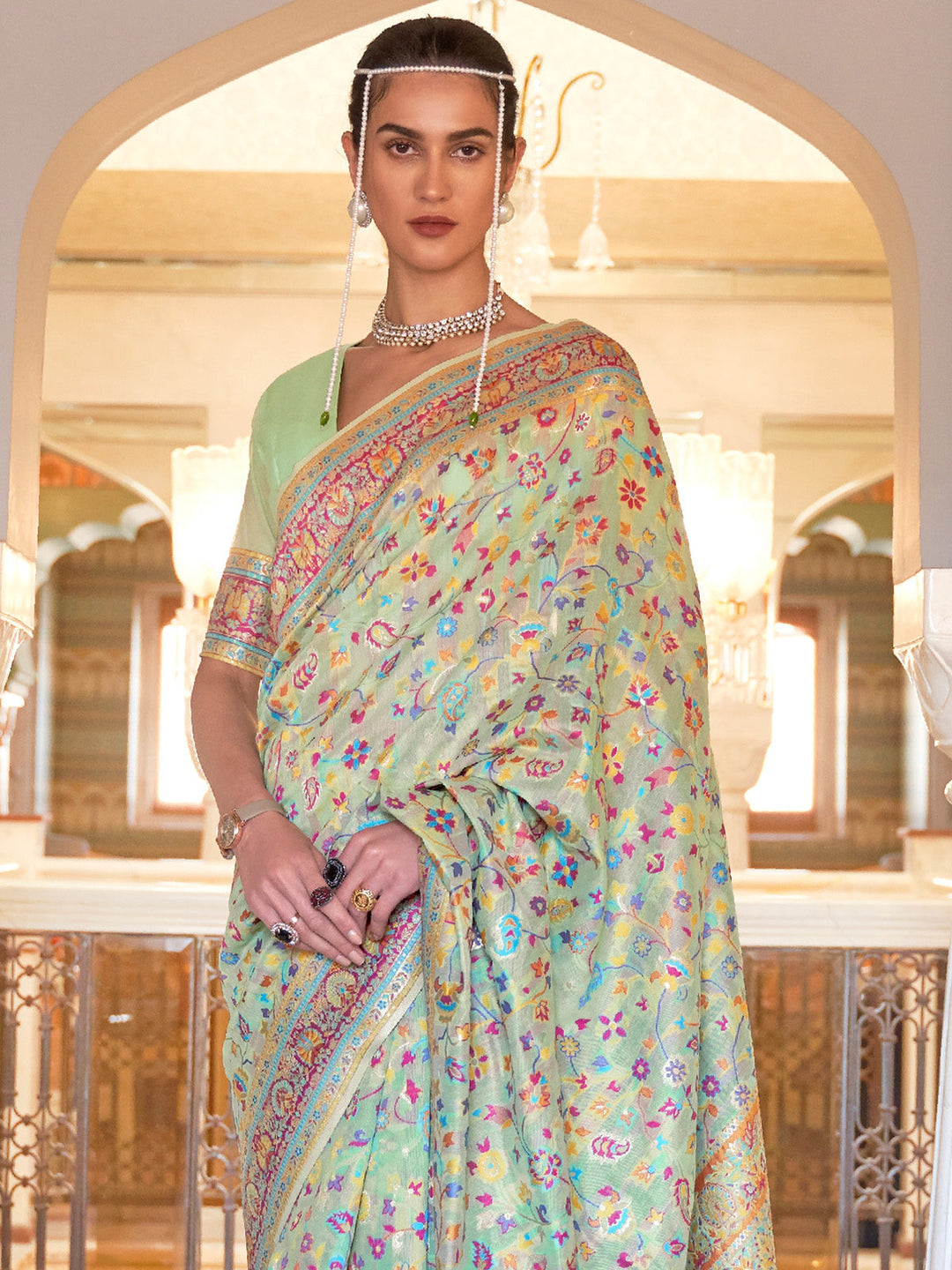 Kashmiri Silk Saree