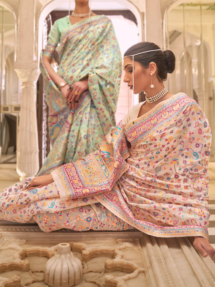 Kashmiri Silk Saree