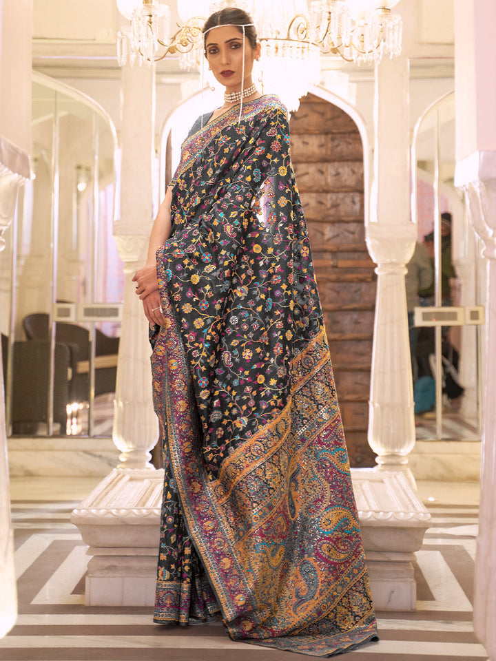 Kashmiri Silk Saree