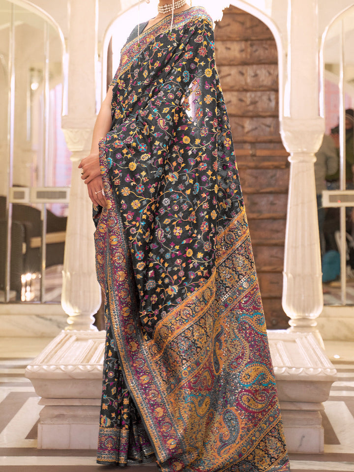 Kashmiri Silk Saree