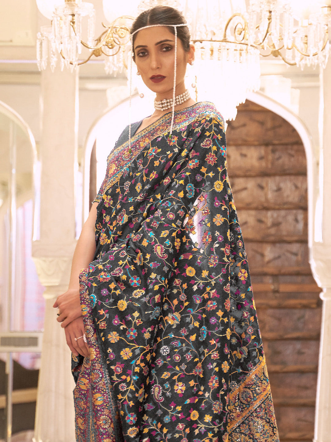 Kashmiri Silk Saree