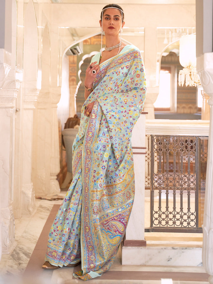 Kashmiri Silk Saree