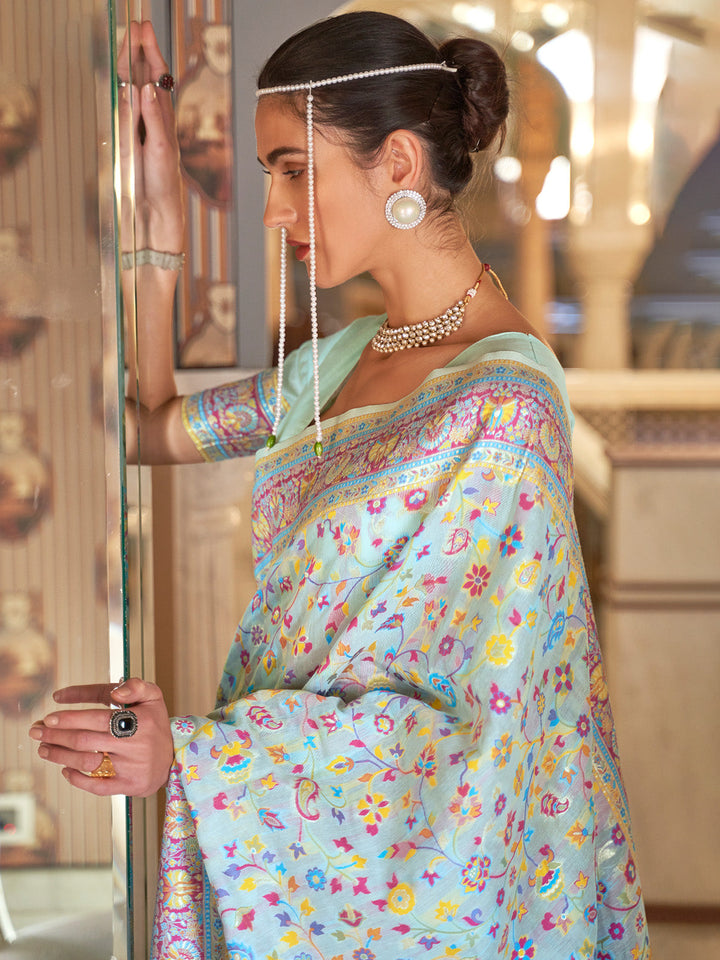 Kashmiri Silk Saree