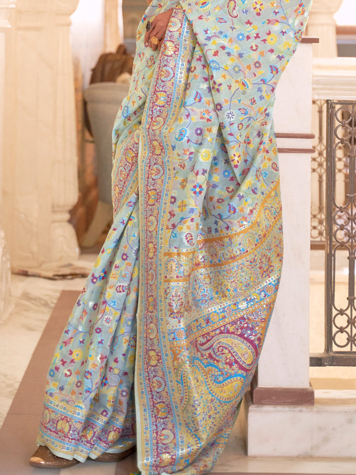 Kashmiri Silk Saree