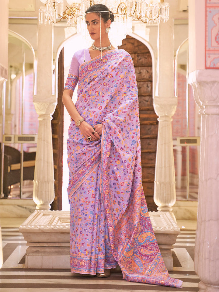 Kashmiri Silk Saree