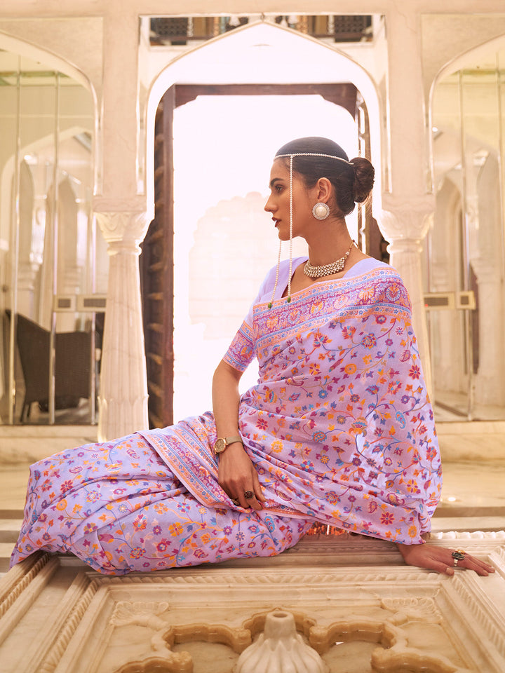Kashmiri Silk Saree