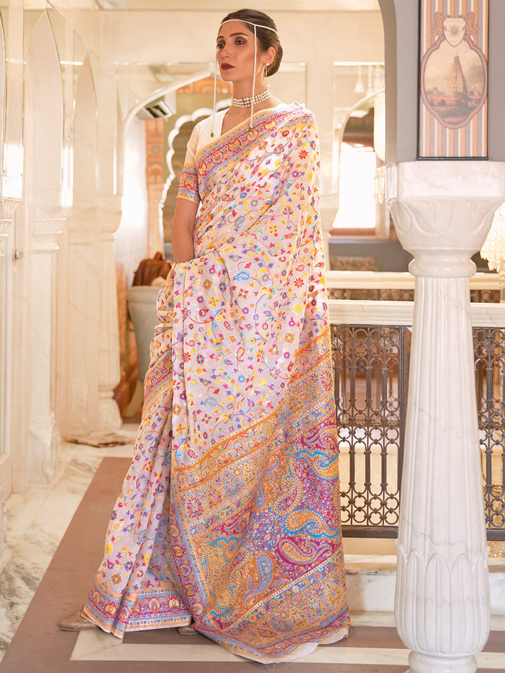 Kashmiri Silk Saree