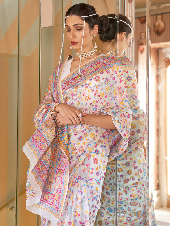 Kashmiri Silk Saree
