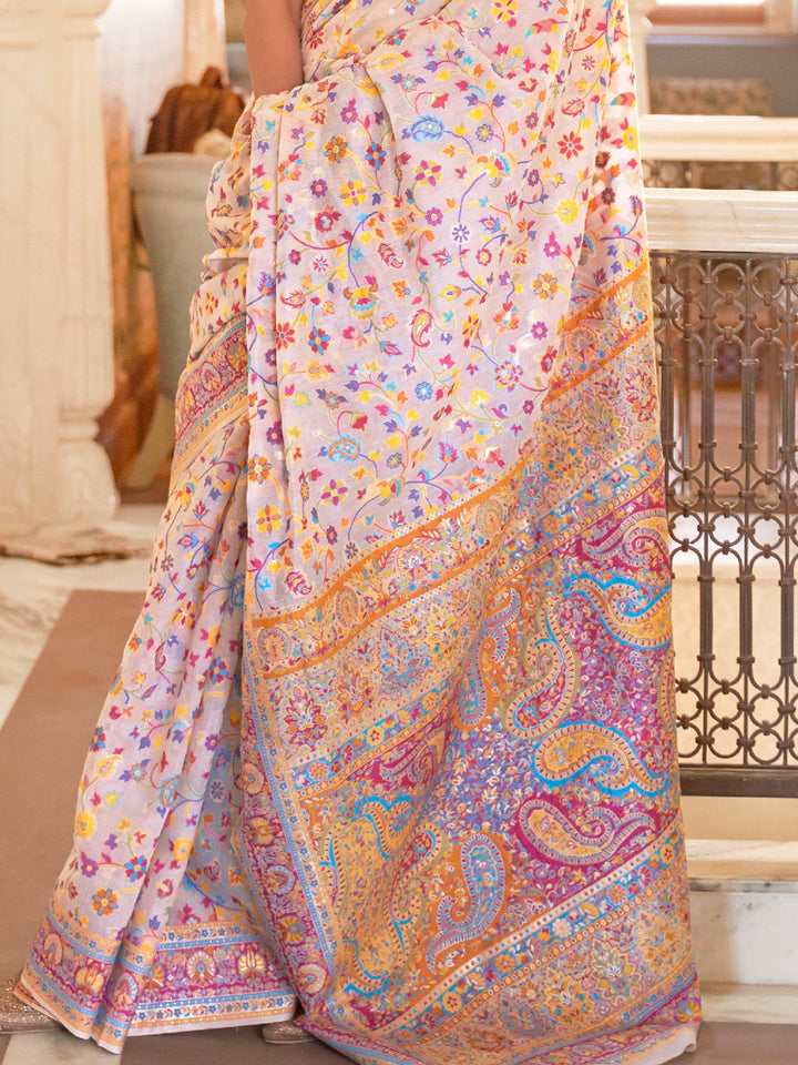 Kashmiri Silk Saree