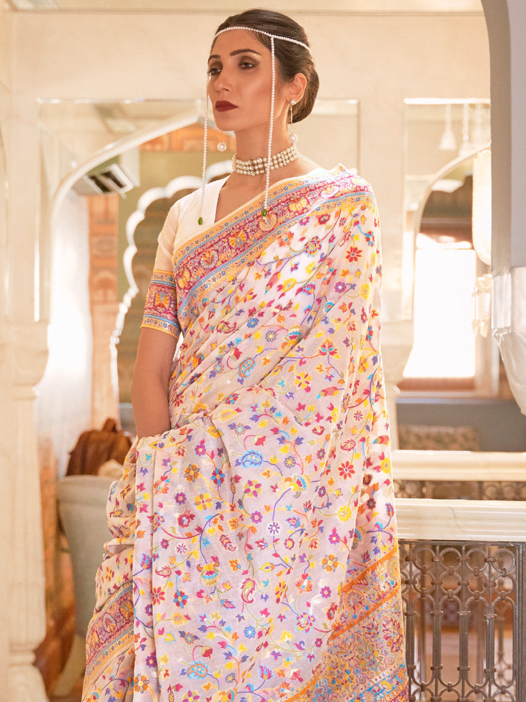 Kashmiri Silk Saree