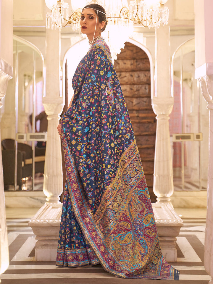 Kashmiri Silk Saree