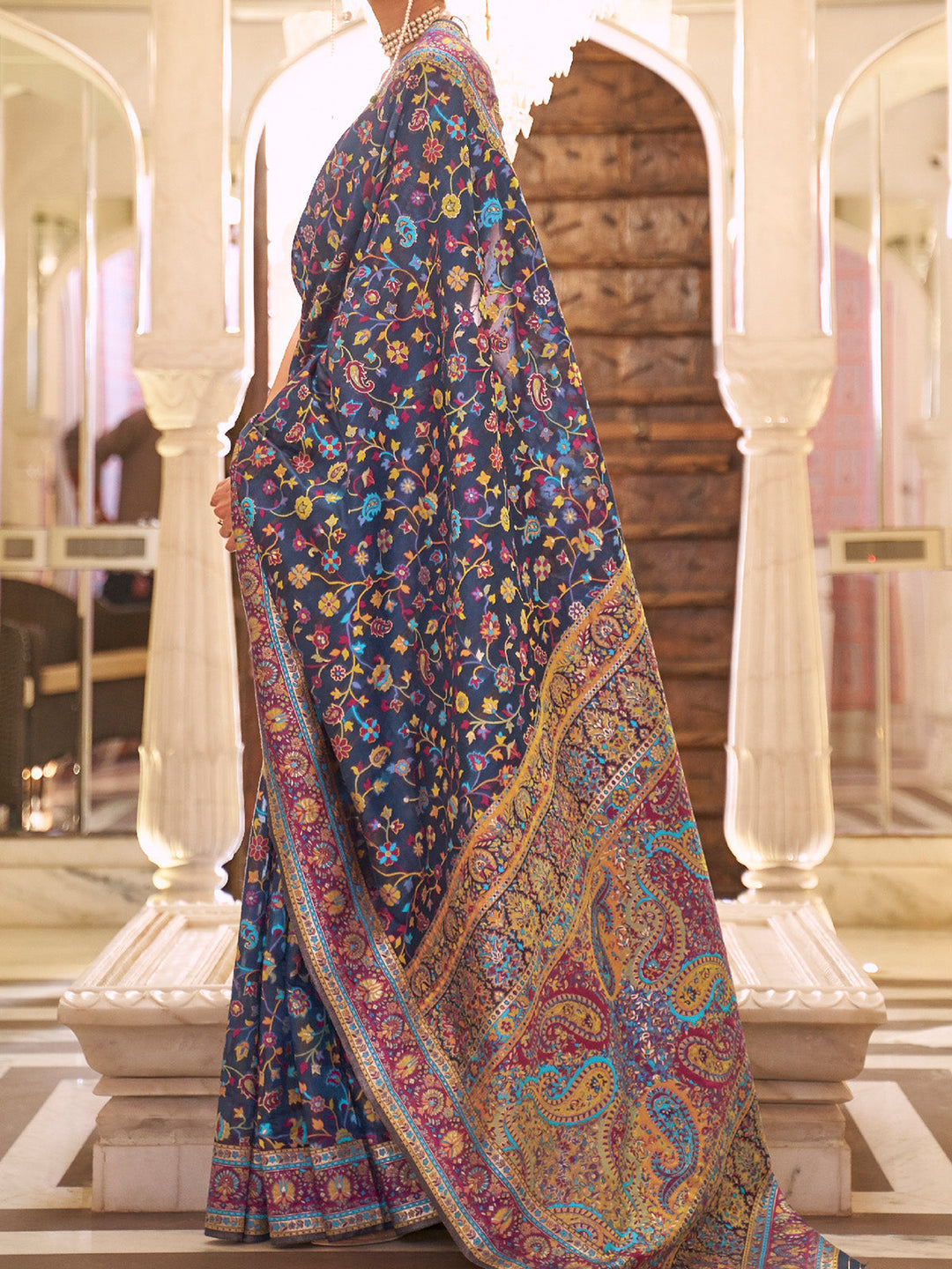 Kashmiri Silk Saree