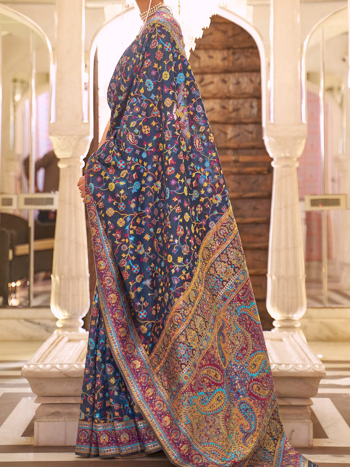 Kashmiri Silk Saree
