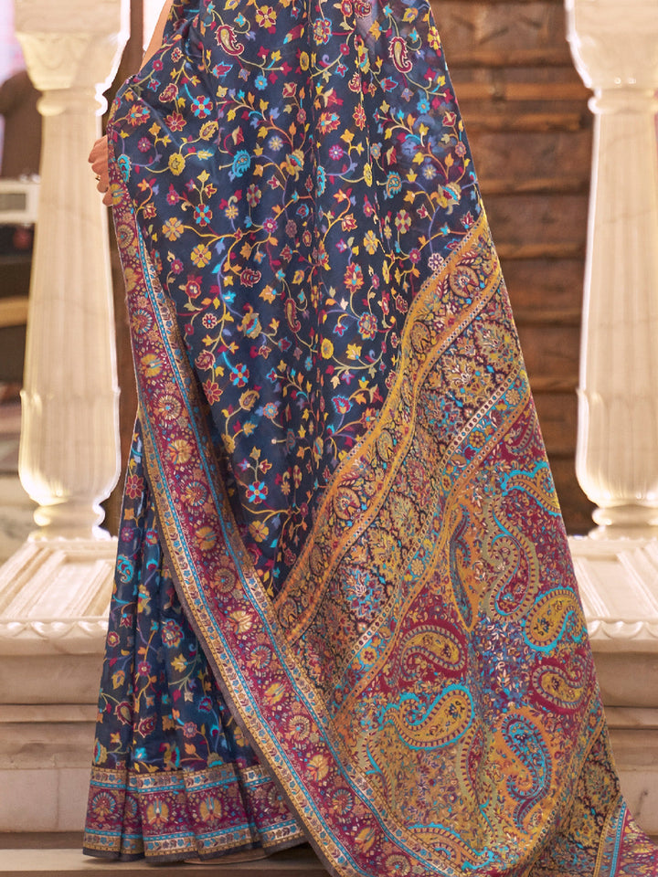 Kashmiri Silk Saree