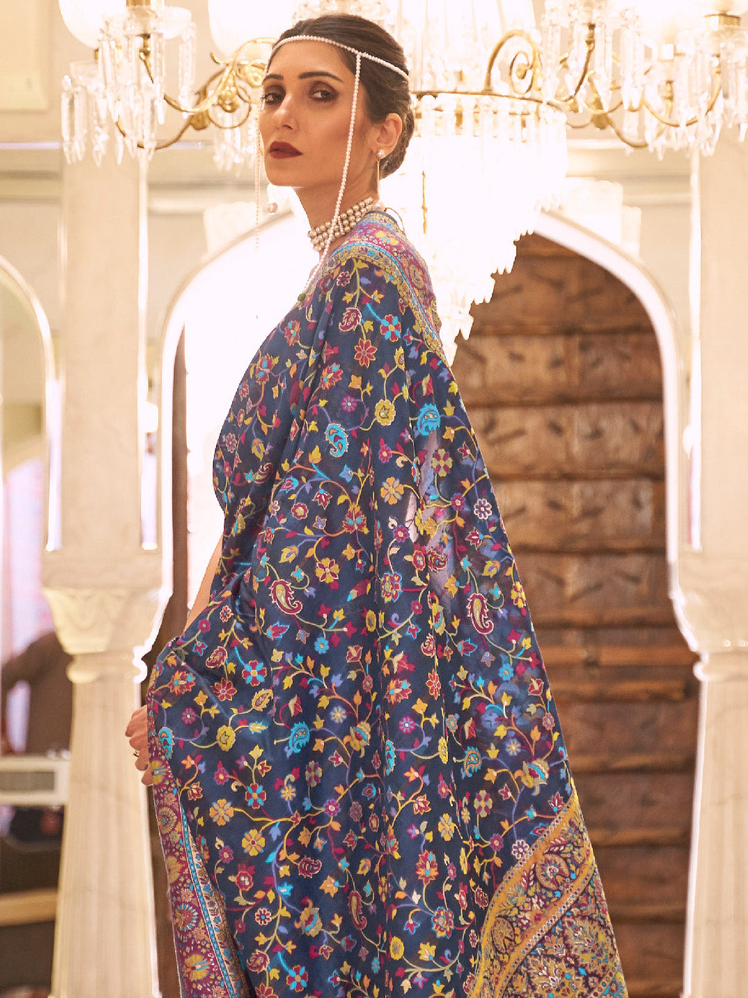Kashmiri Silk Saree