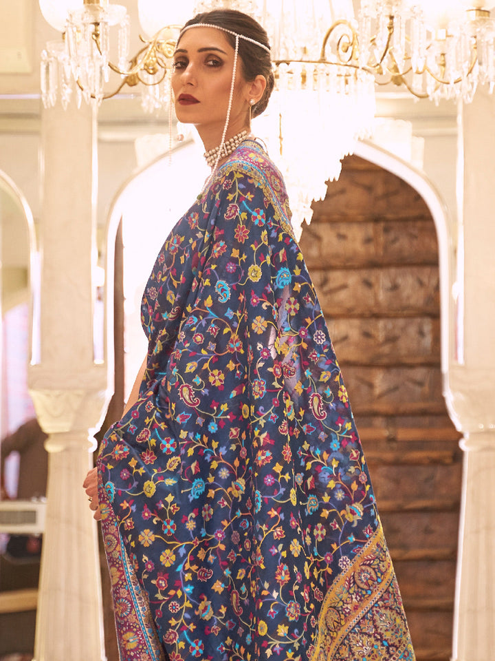 Kashmiri Silk Saree