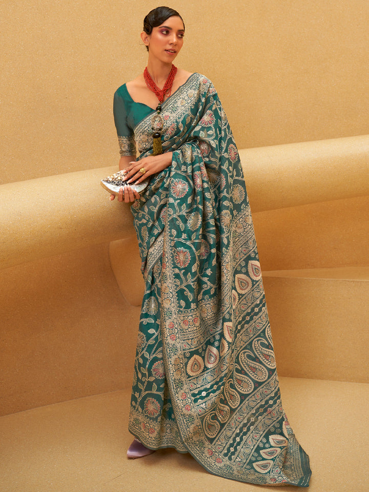 Lucknowi Saree