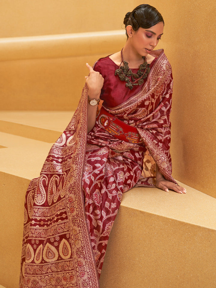 Lucknowi Saree
